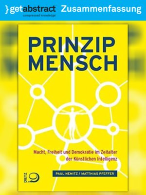cover image of Prinzip Mensch (Zusammenfassung)